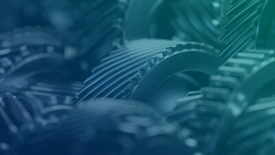 3d illustration of engine gear wheels, closeup view.